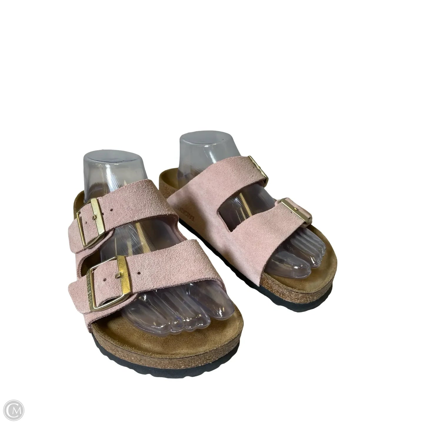 Sandals Flats By Birkenstock In Pink, Size: 7
