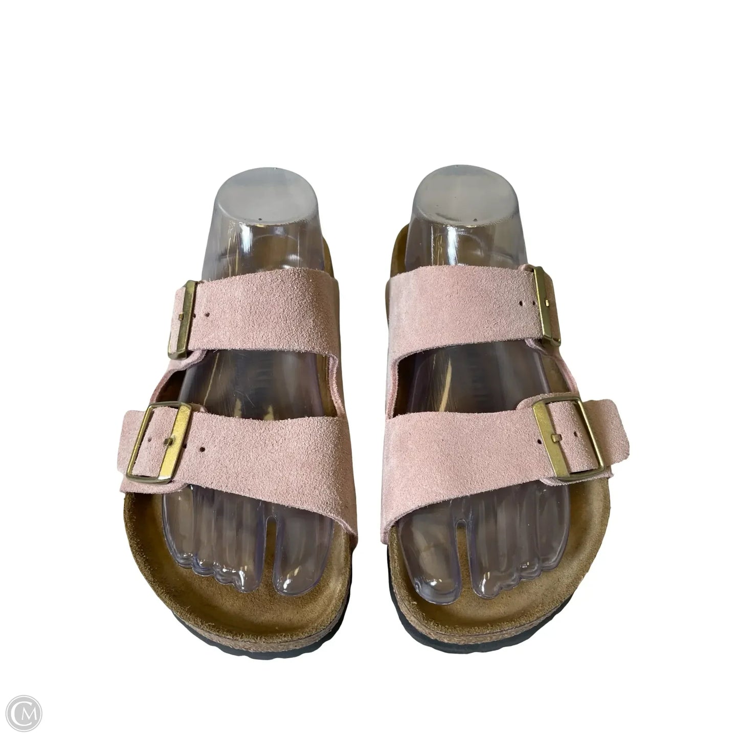 Sandals Flats By Birkenstock In Pink, Size: 7