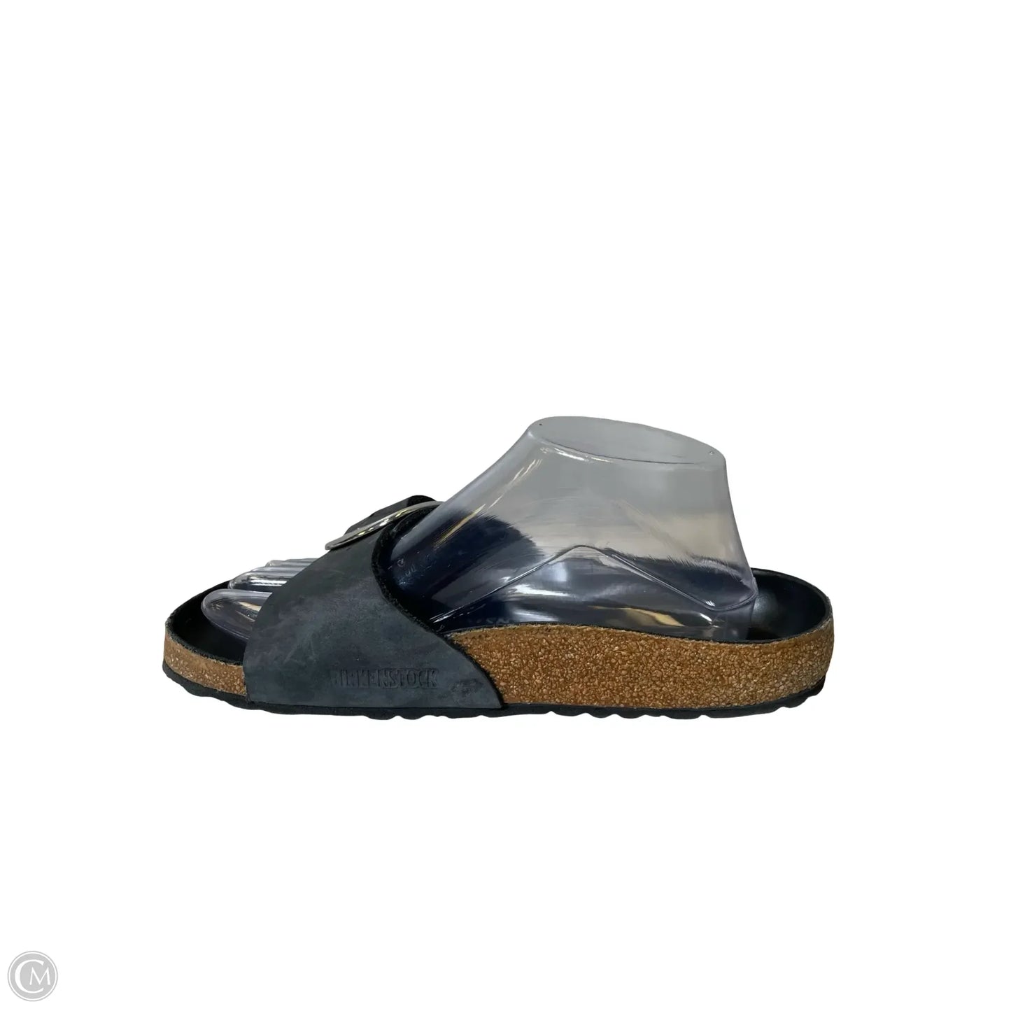 Sandals Flats By Birkenstock In Black, Size: 8