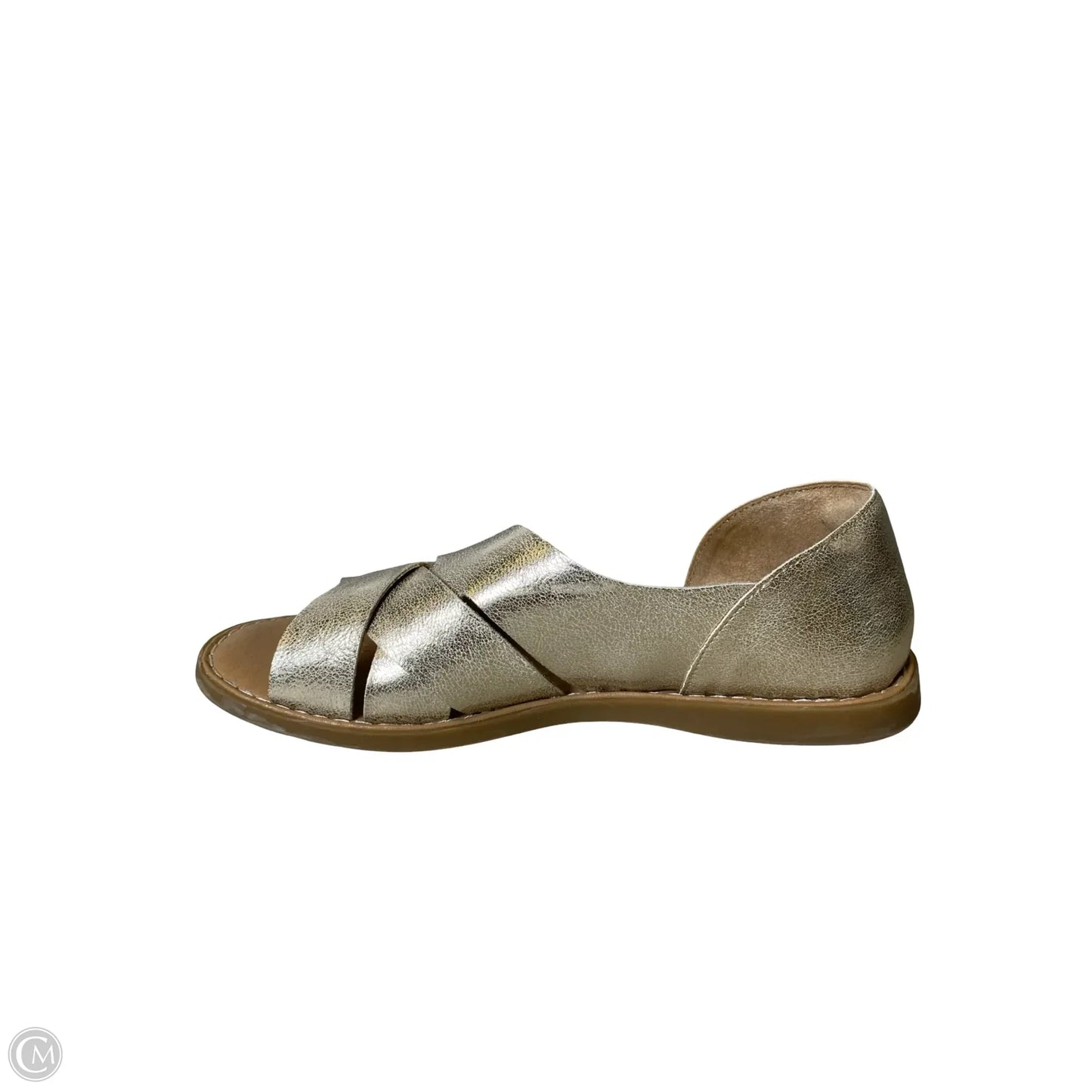 Shoes Flats By Boc In Gold, Size: 8
