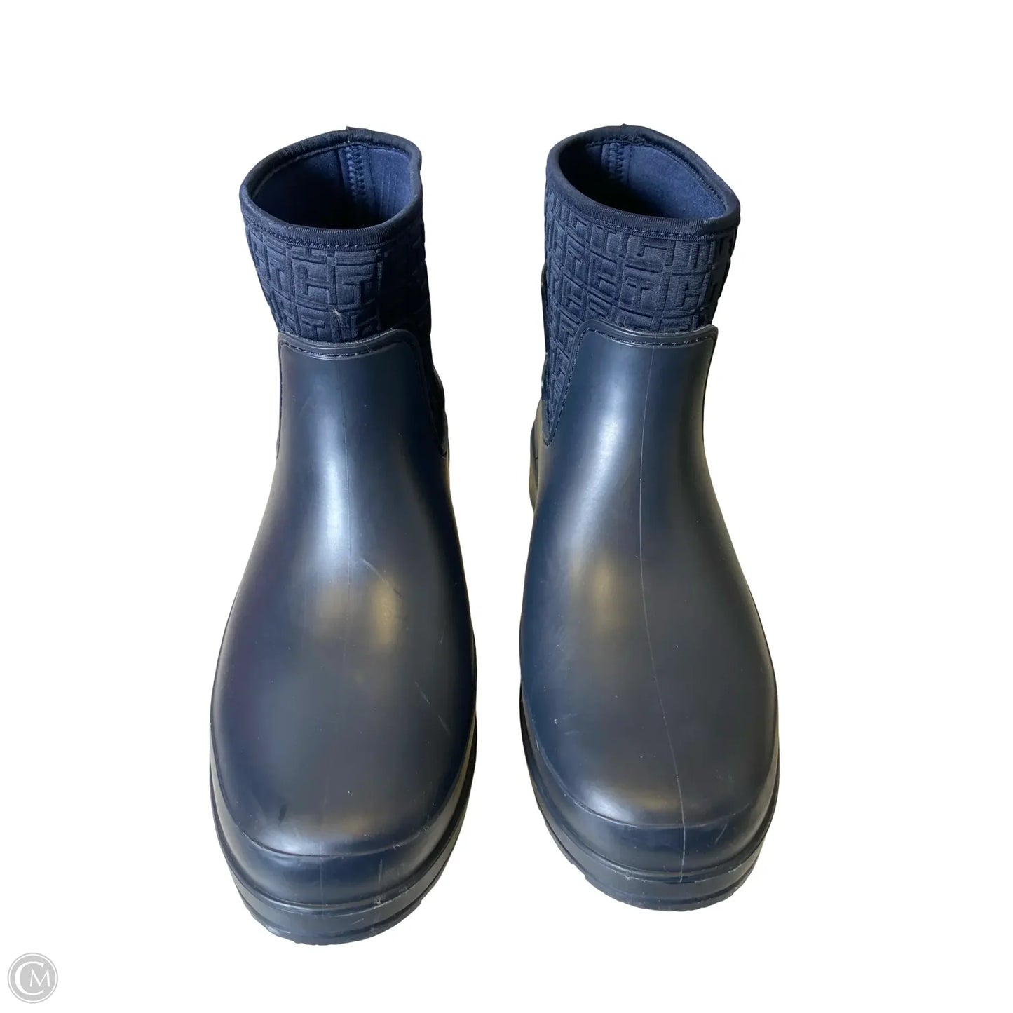 Boots Rain By Tommy Hilfiger In Navy, Size: 10