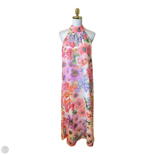 Dress Casual Maxi By Express In Multi-colored, Size: M