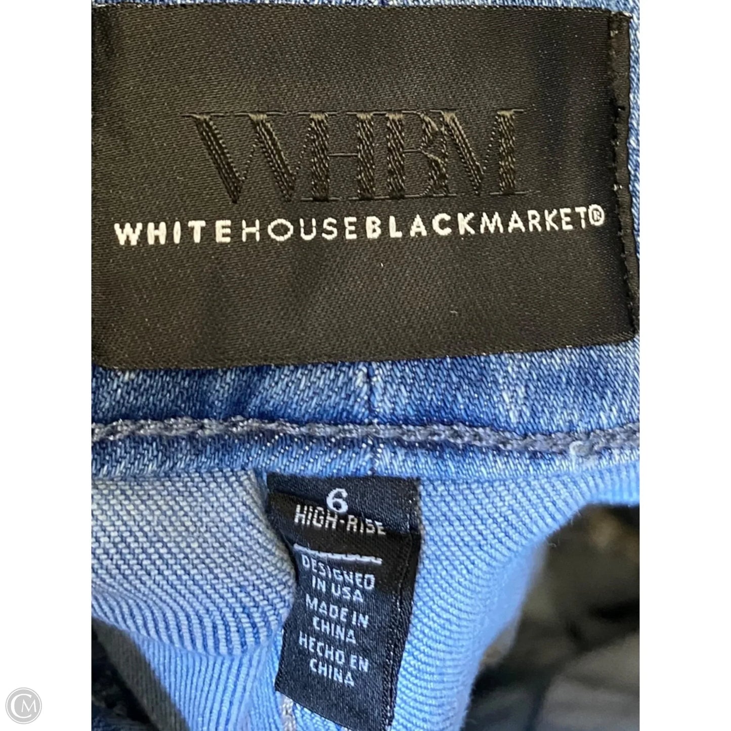 Shorts By White House Black Market In Blue Denim, Size: 6