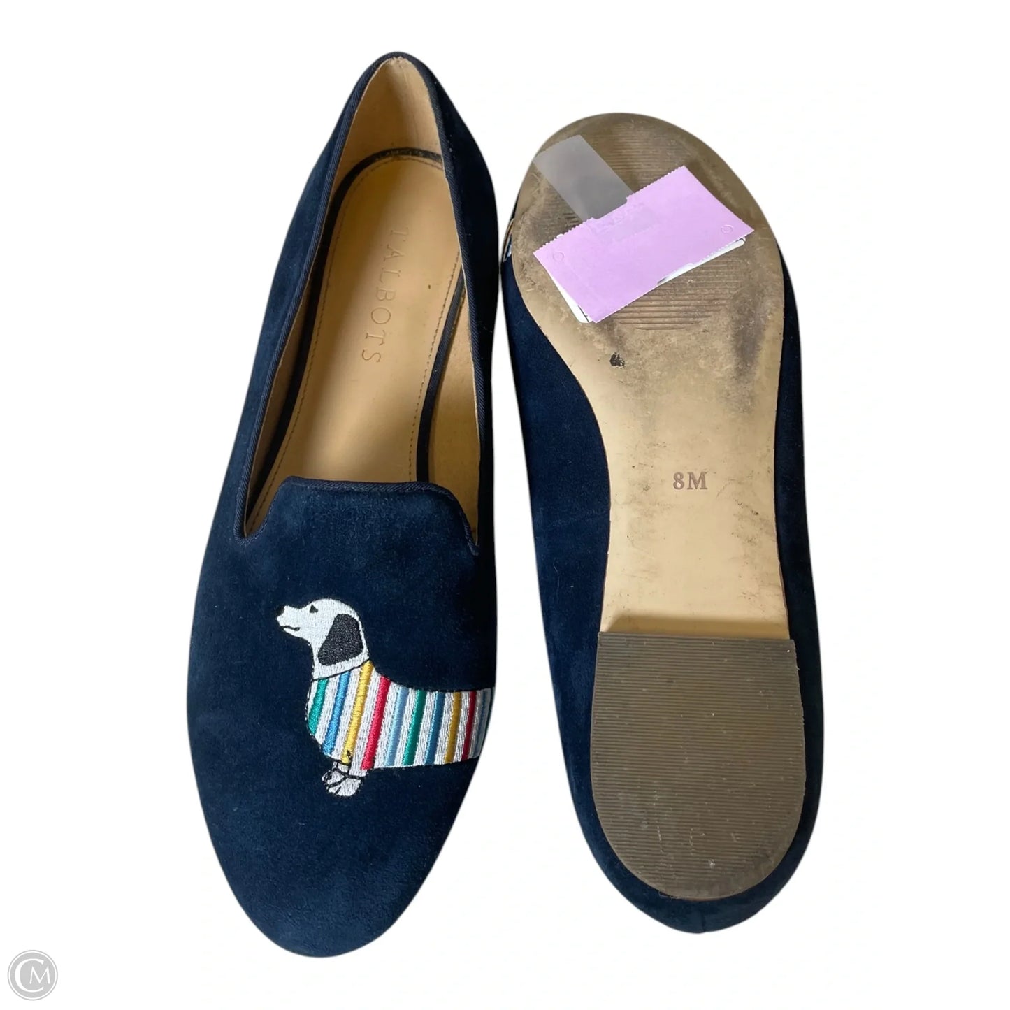 Shoes Flats By Talbots In Navy, Size: 8