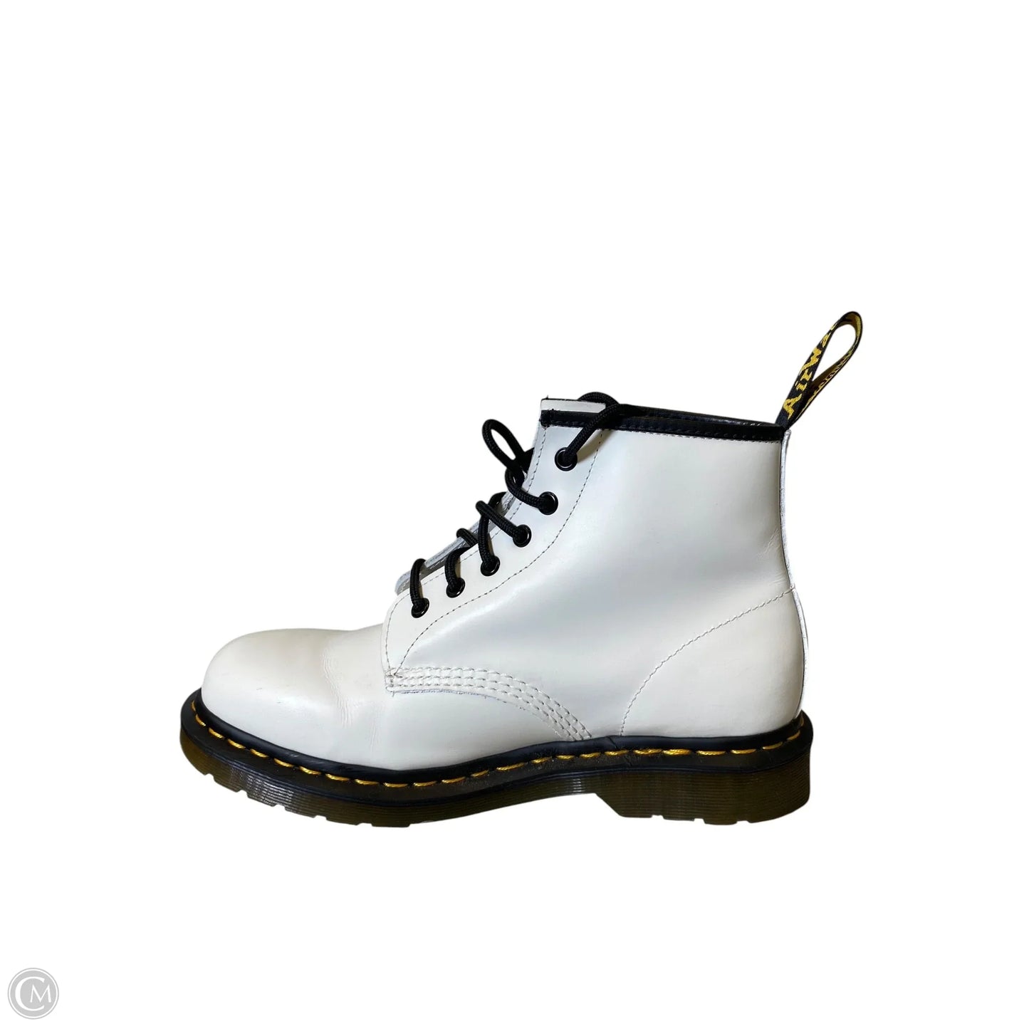 Boots Ankle Heels By Dr Martens In White, Size: 9
