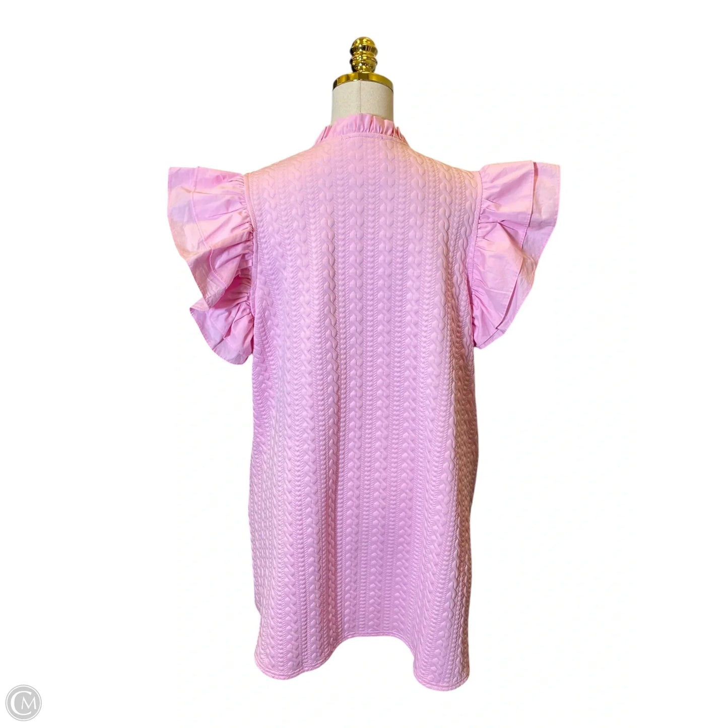 Dress Casual Midi By Fantastic Fawn In Pink, Size: L