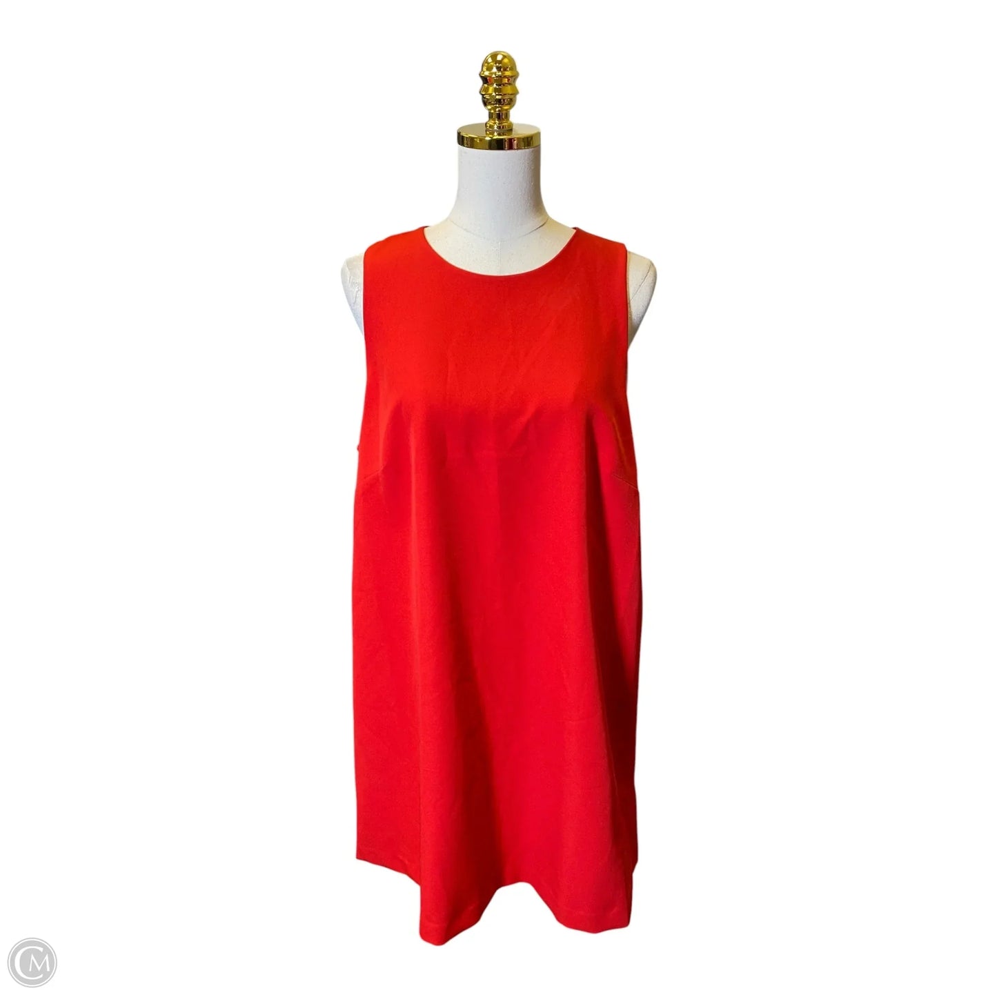 Dress Casual Midi By H&m In Red, Size: L