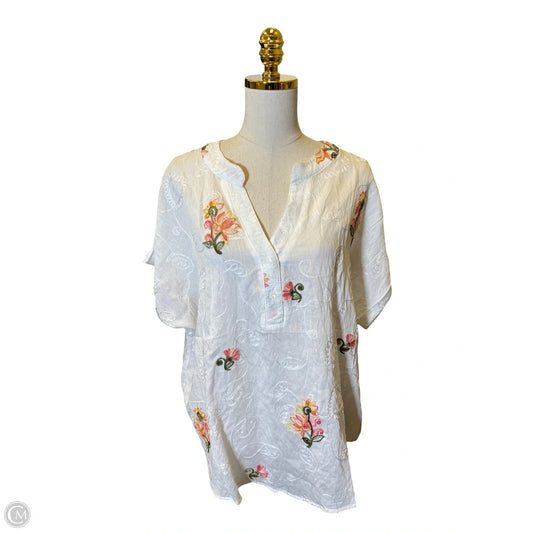 Top Short Sleeve By Clothes Mentor In Multi-colored, Size: 2x