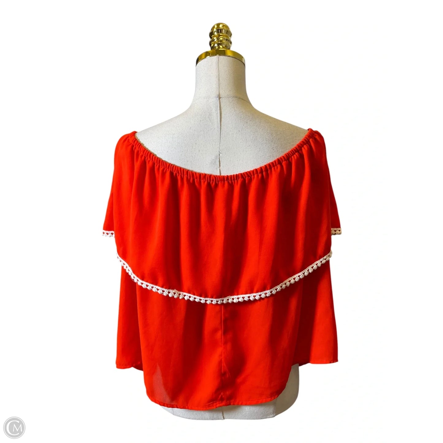 Top Short Sleeve By Wishful Park In Red, Size: Xl