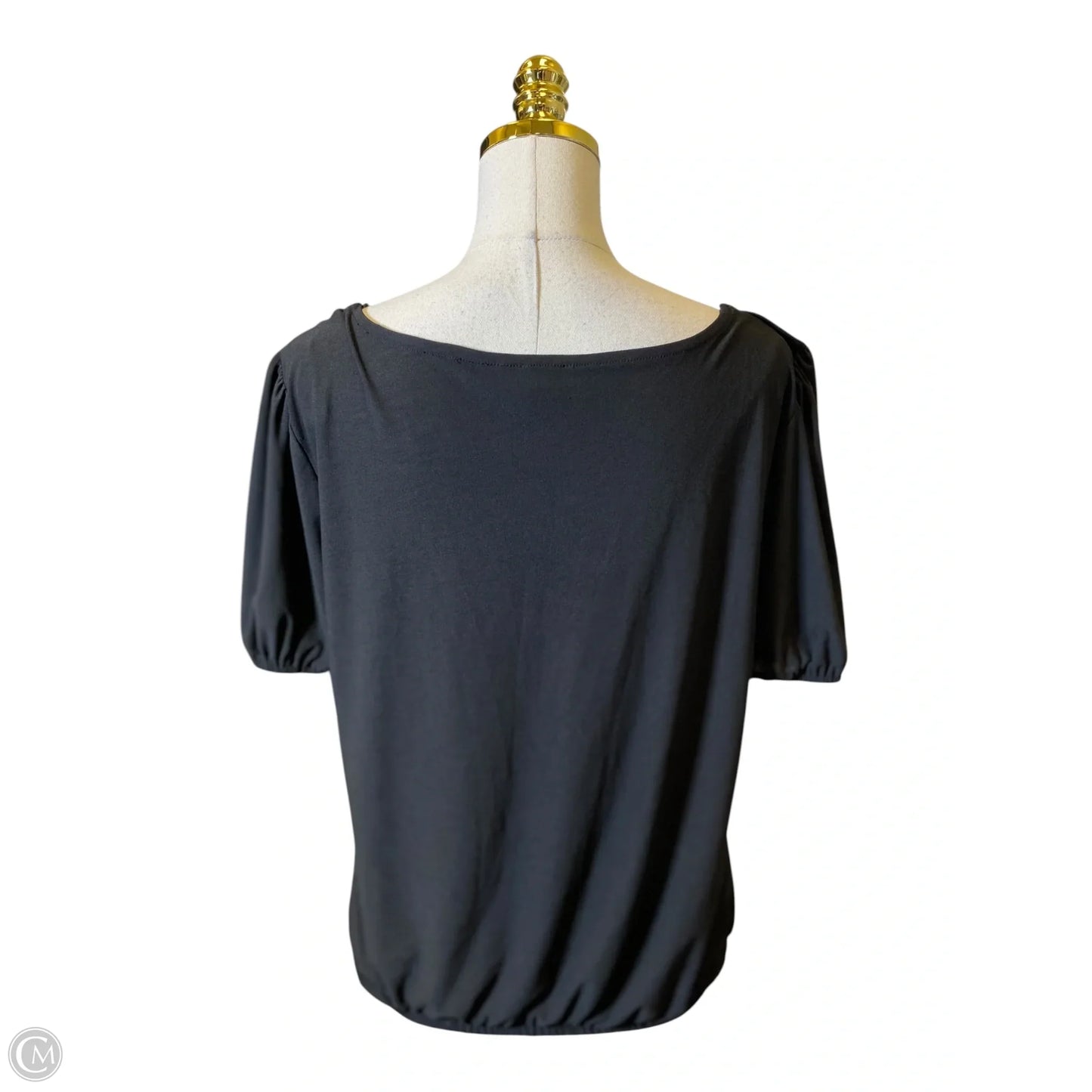 Top Short Sleeve By Clothes Mentor In Black, Size: Xl