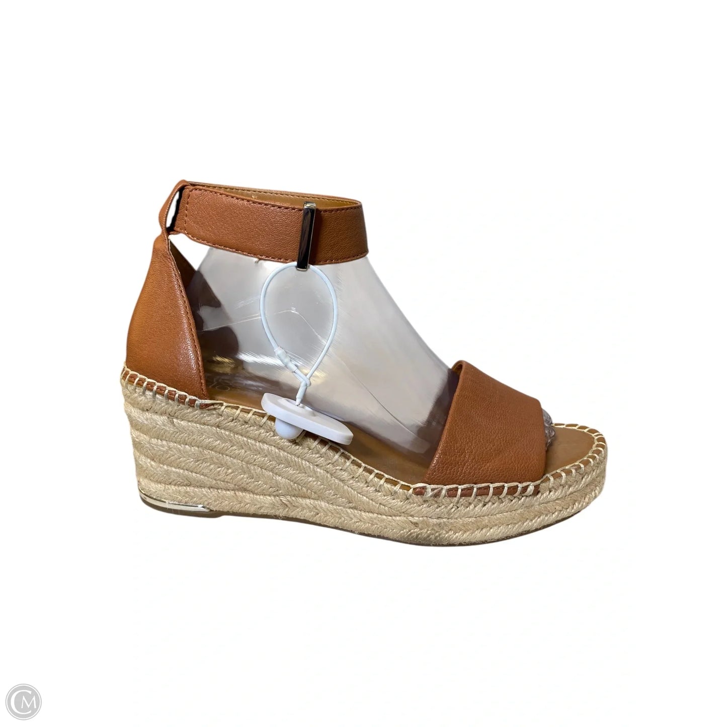 Shoes Heels Wedge By Franco Sarto In Brown, Size: 10