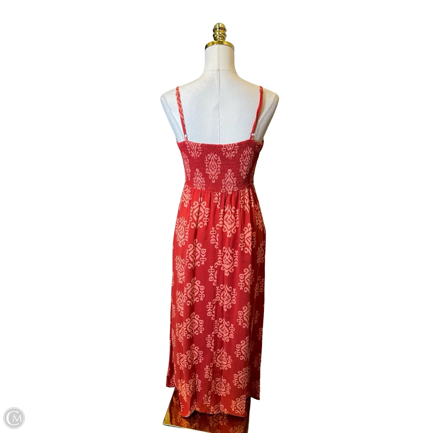 Dress Casual Midi By As U Wish In Orange, Size: M