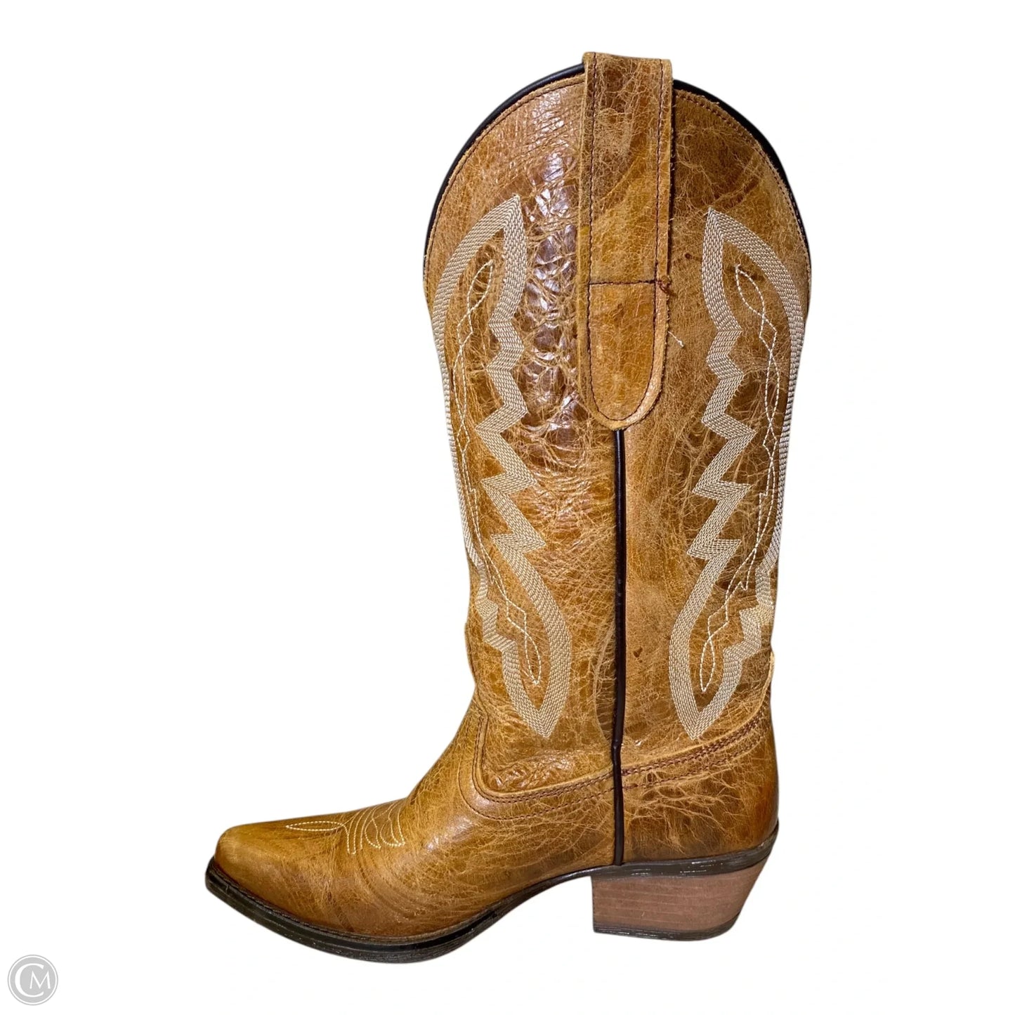Boots Western By Clothes Mentor In Brown, Size: 8