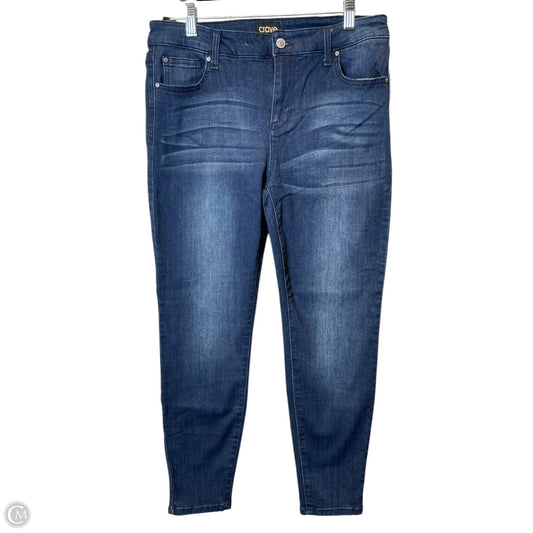 Jeans Skinny By Clothes Mentor In Blue Denim, Size: 14