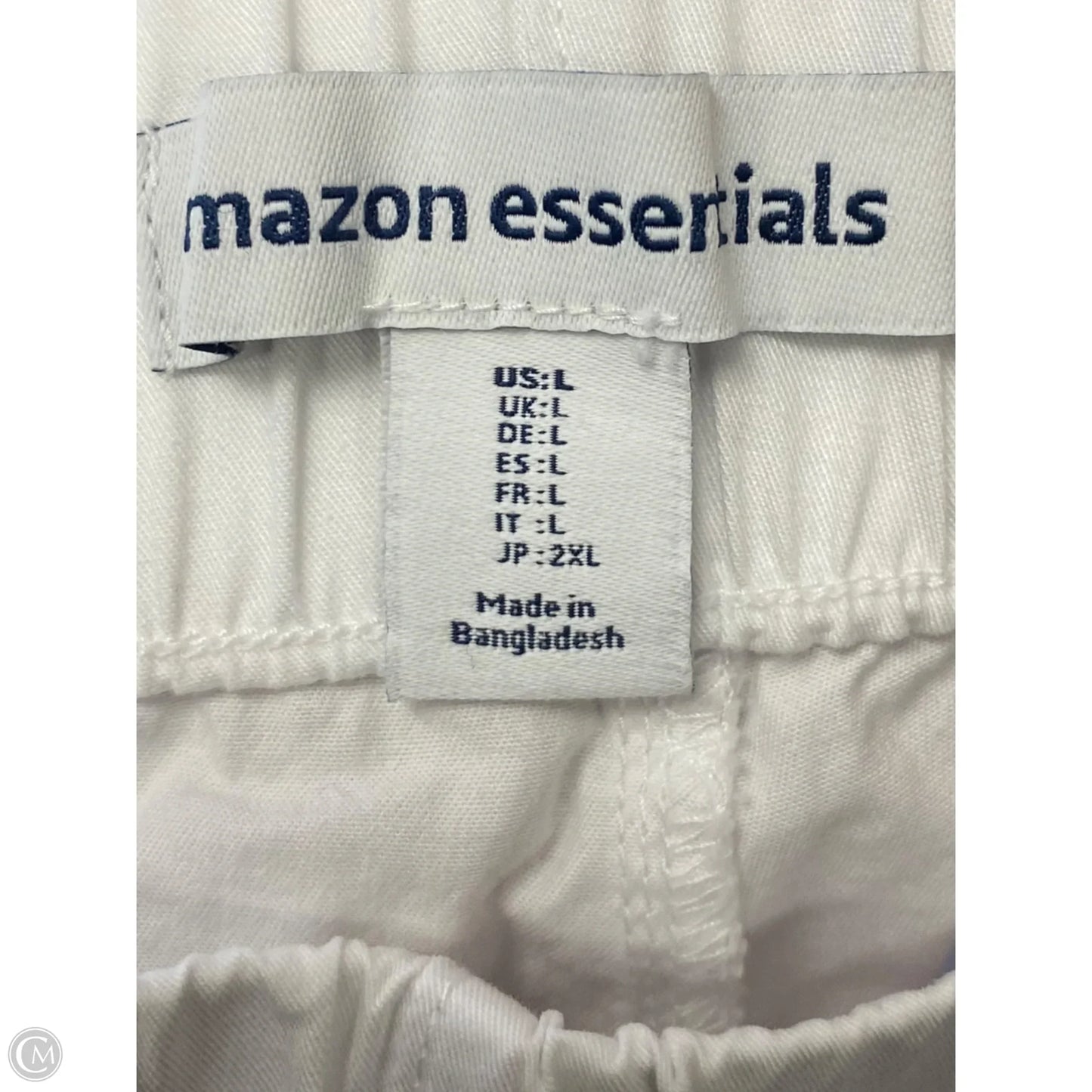 Pants Cargo & Utility By Amazon Essentials In White, Size: L