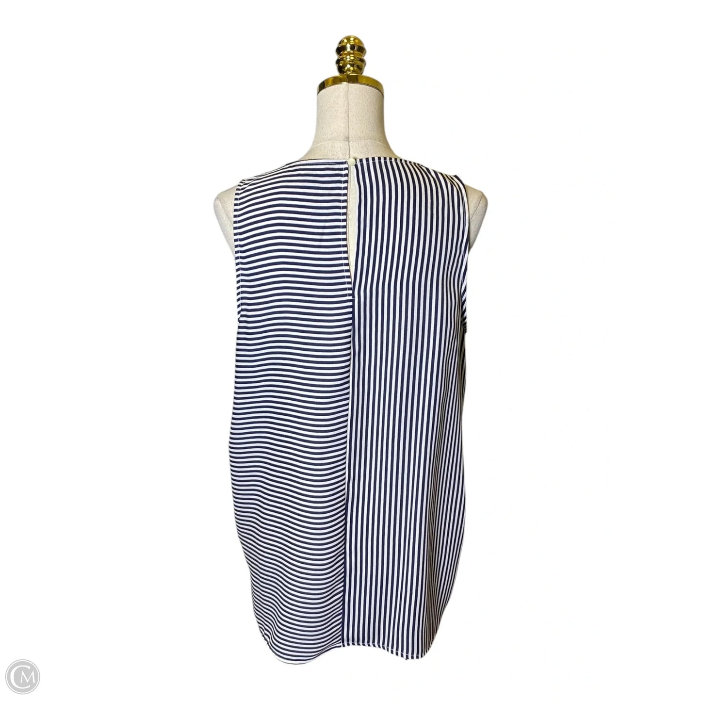 Top Sleeveless By Clothes Mentor In Striped Pattern, Size: L