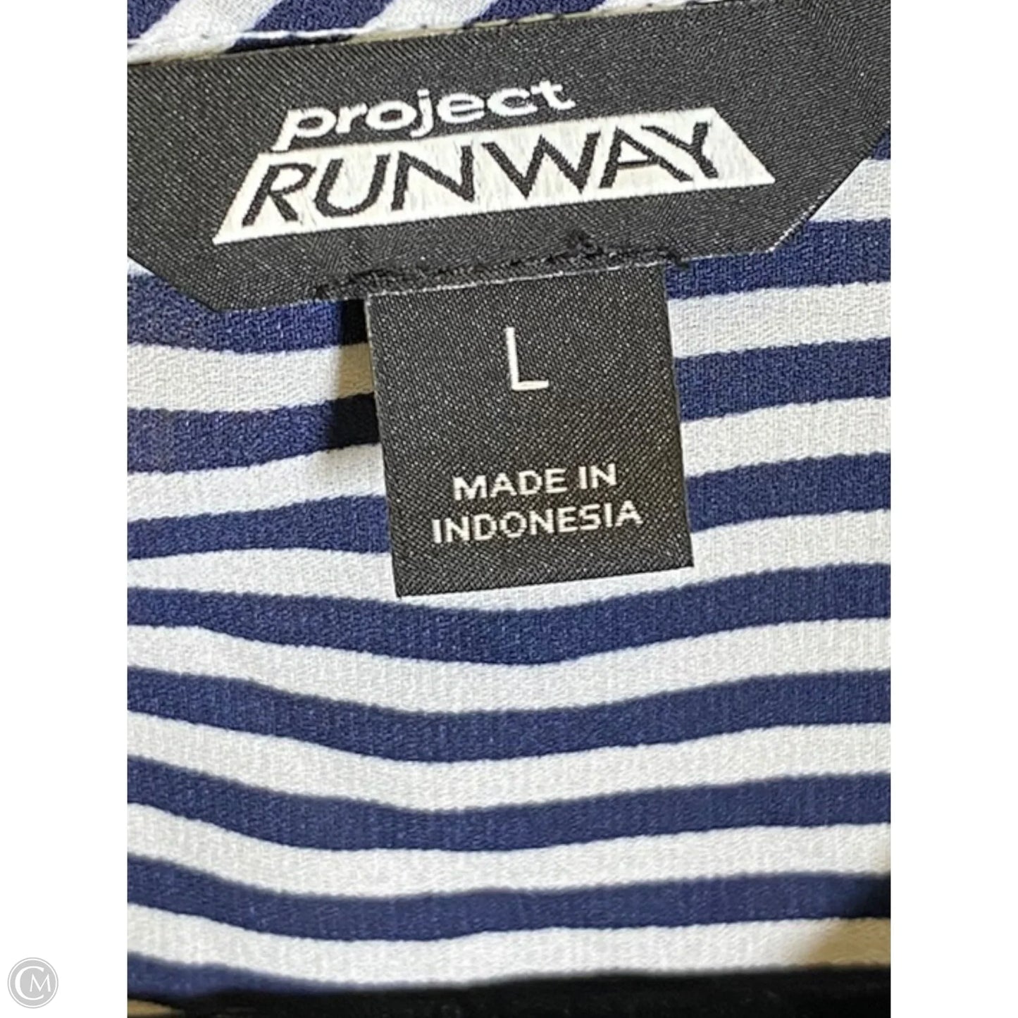 Top Sleeveless By Clothes Mentor In Striped Pattern, Size: L