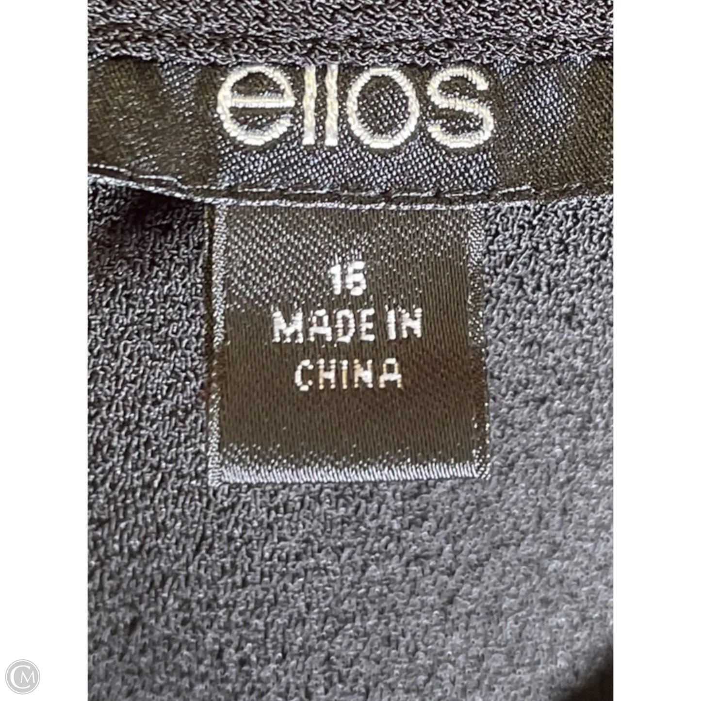 Dress Casual Midi By Ellos In Black, Size: Xl
