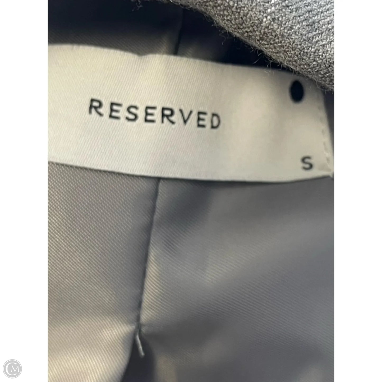 Blazer By Clothes Mentor In Grey, Size: S
