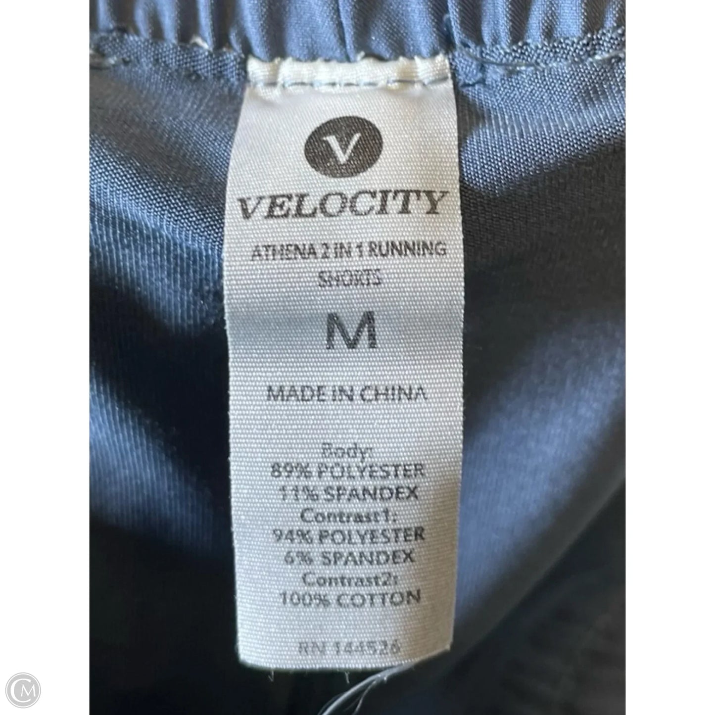 Athletic Shorts By Velocity In Blue, Size: M