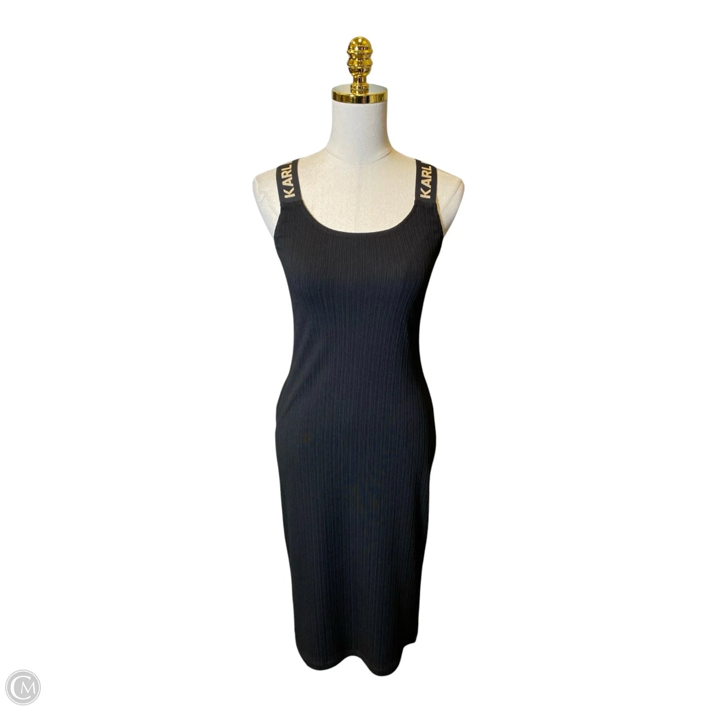 Dress Designer By Karl Lagerfeld In Black, Size: Xxs