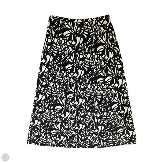 Skirt Maxi By East 5th In Black & White, Size: L