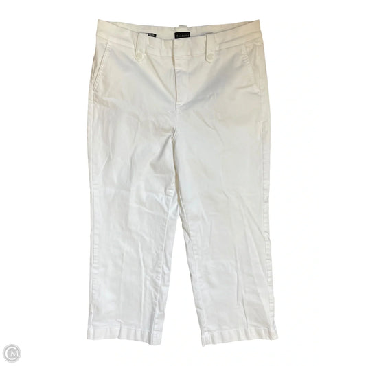 Jeans Wide Leg By Talbots In White, Size: 16