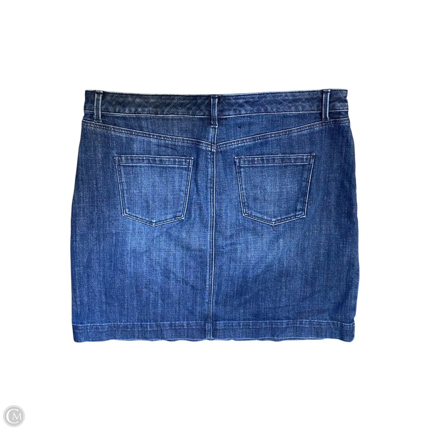 Skirt Mini & Short By Talbots In Blue Denim, Size: 16