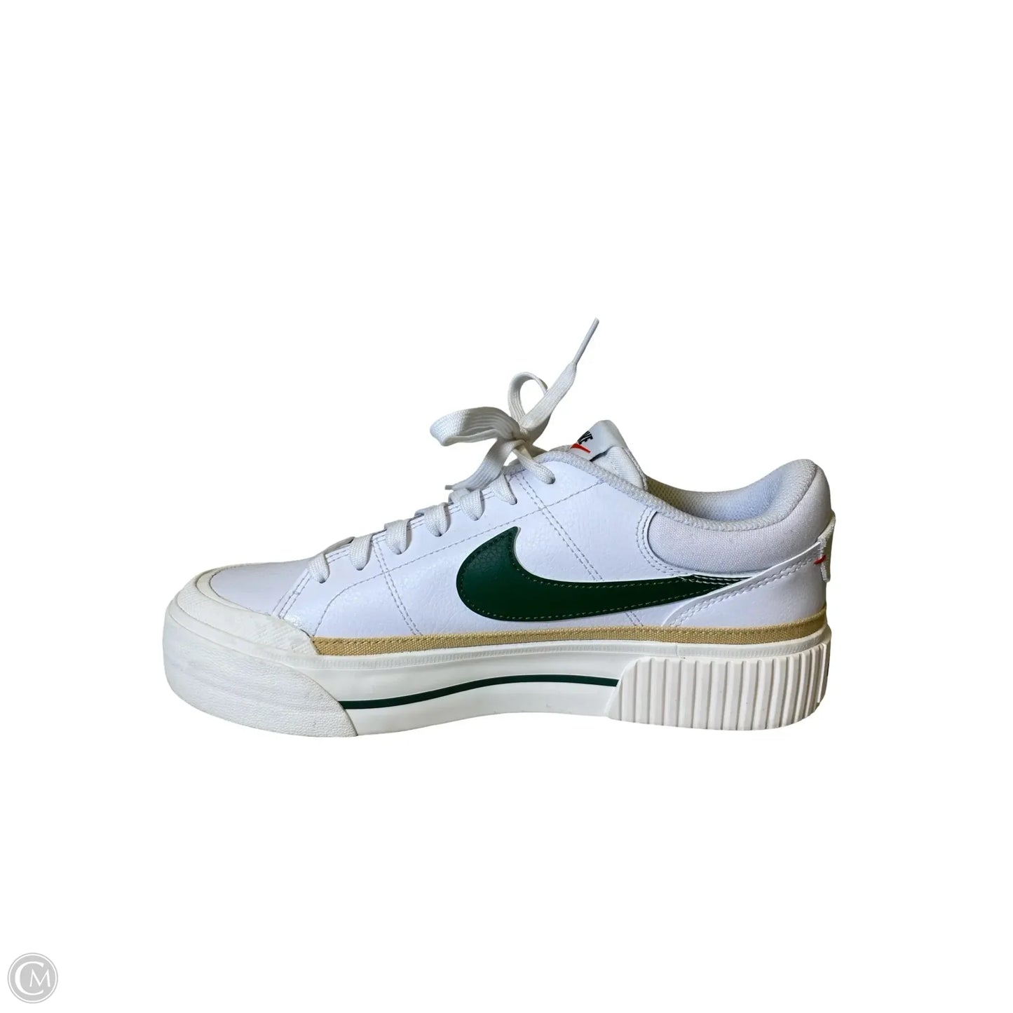 Shoes Athletic By Nike In Green & White, Size: 9