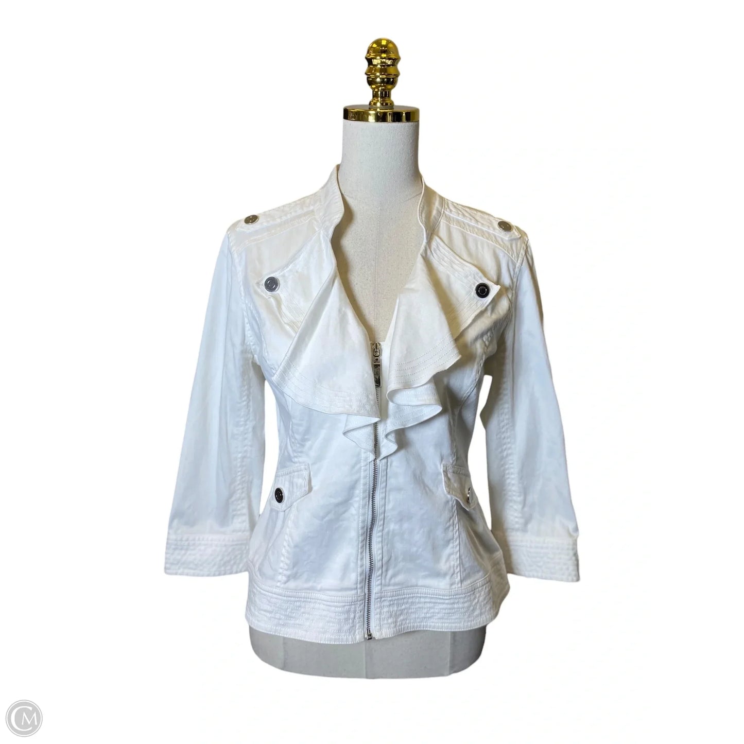 Jacket Other By White House Black Market In White, Size: S