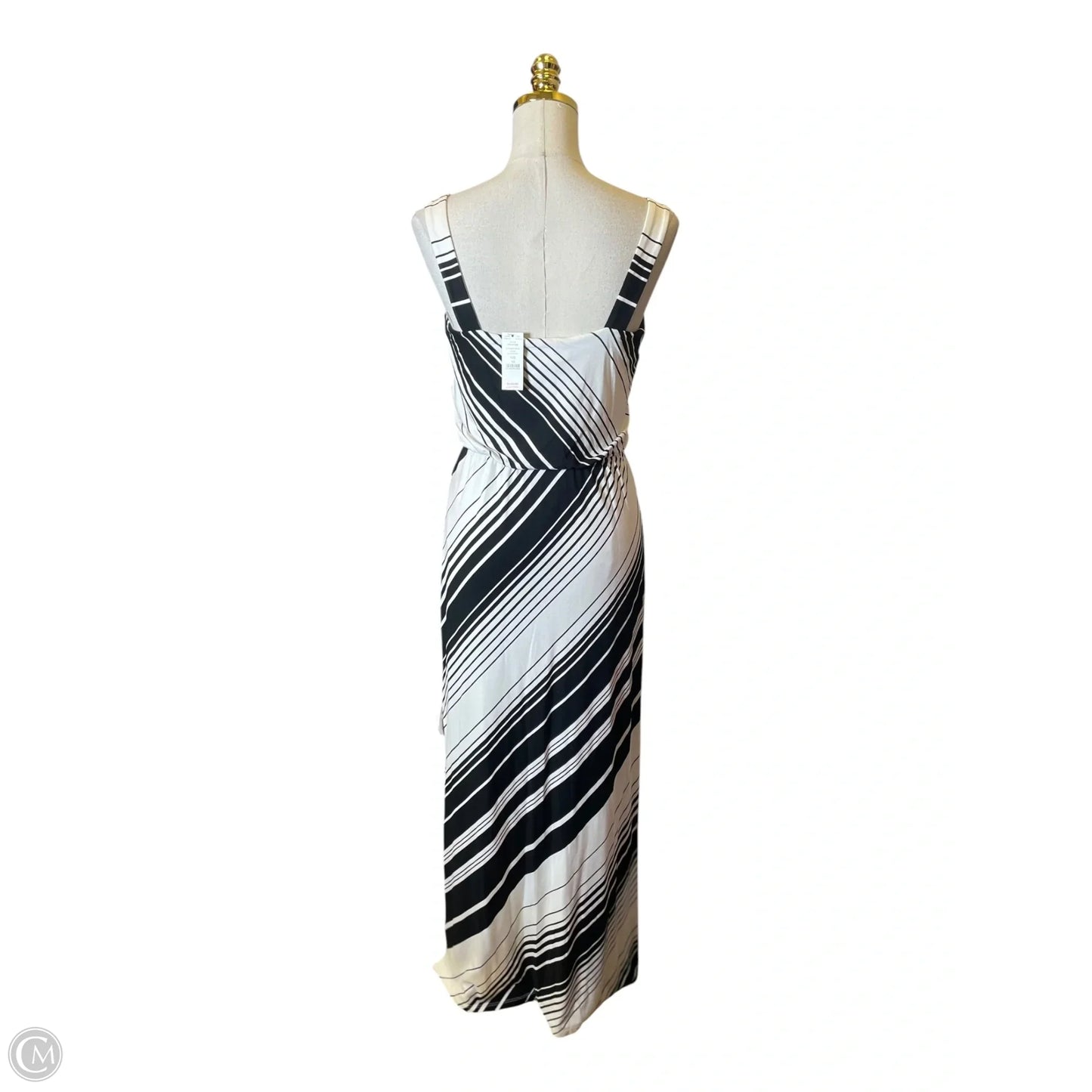 Dress Casual Maxi By White House Black Market In Black & White, Size: Xs