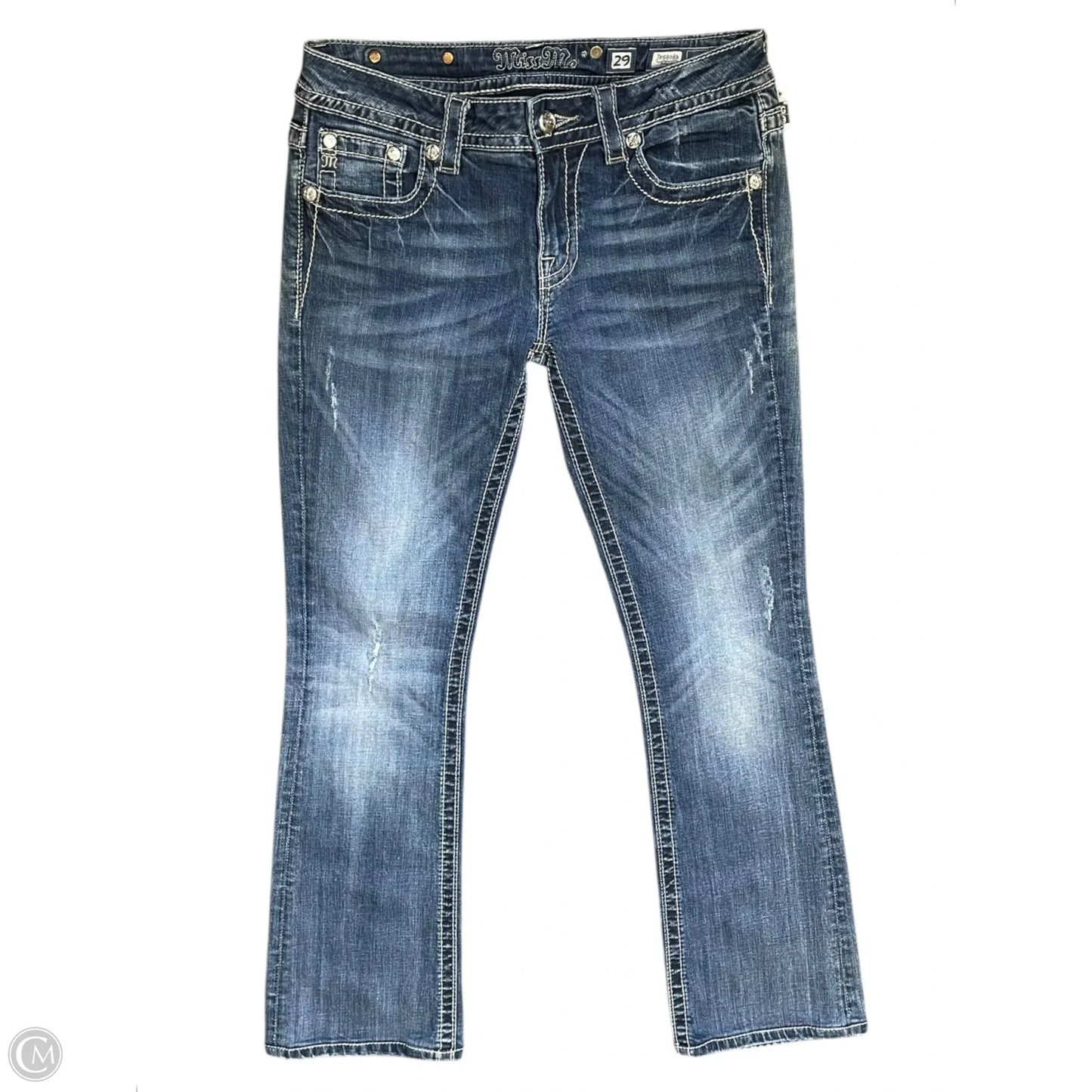 Jeans Boot Cut By Miss Me In Blue, Size: 8