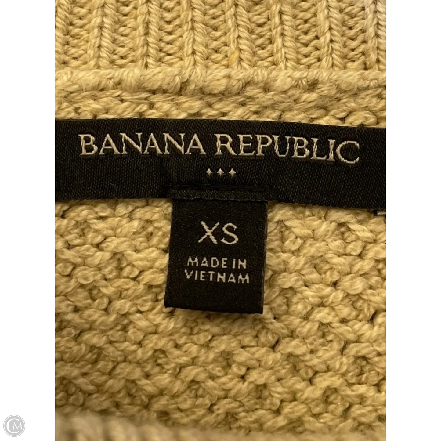 Sweater By Banana Republic In Tan, Size: Xs