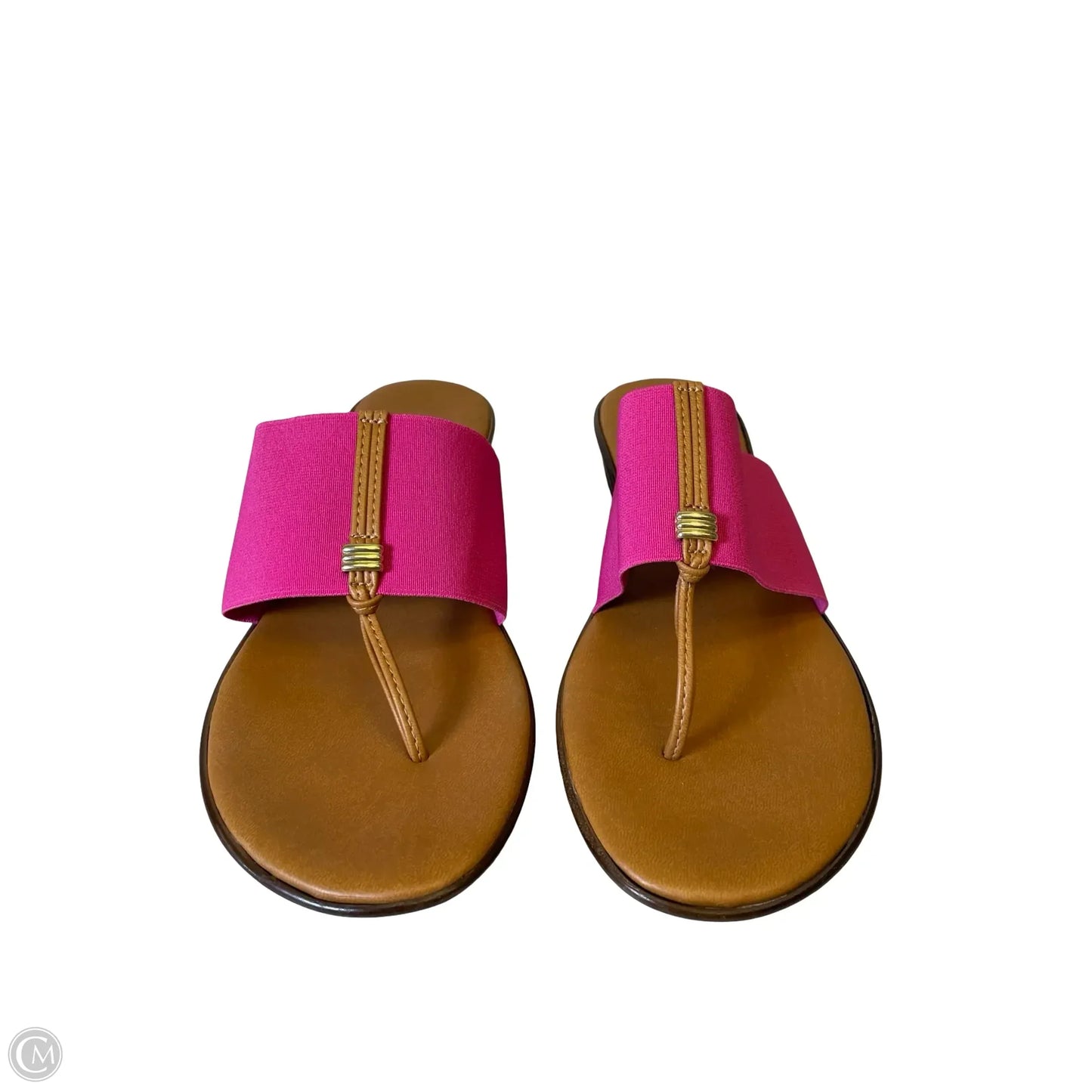Sandals Flats By Italian Shoemakers In Pink, Size: 10