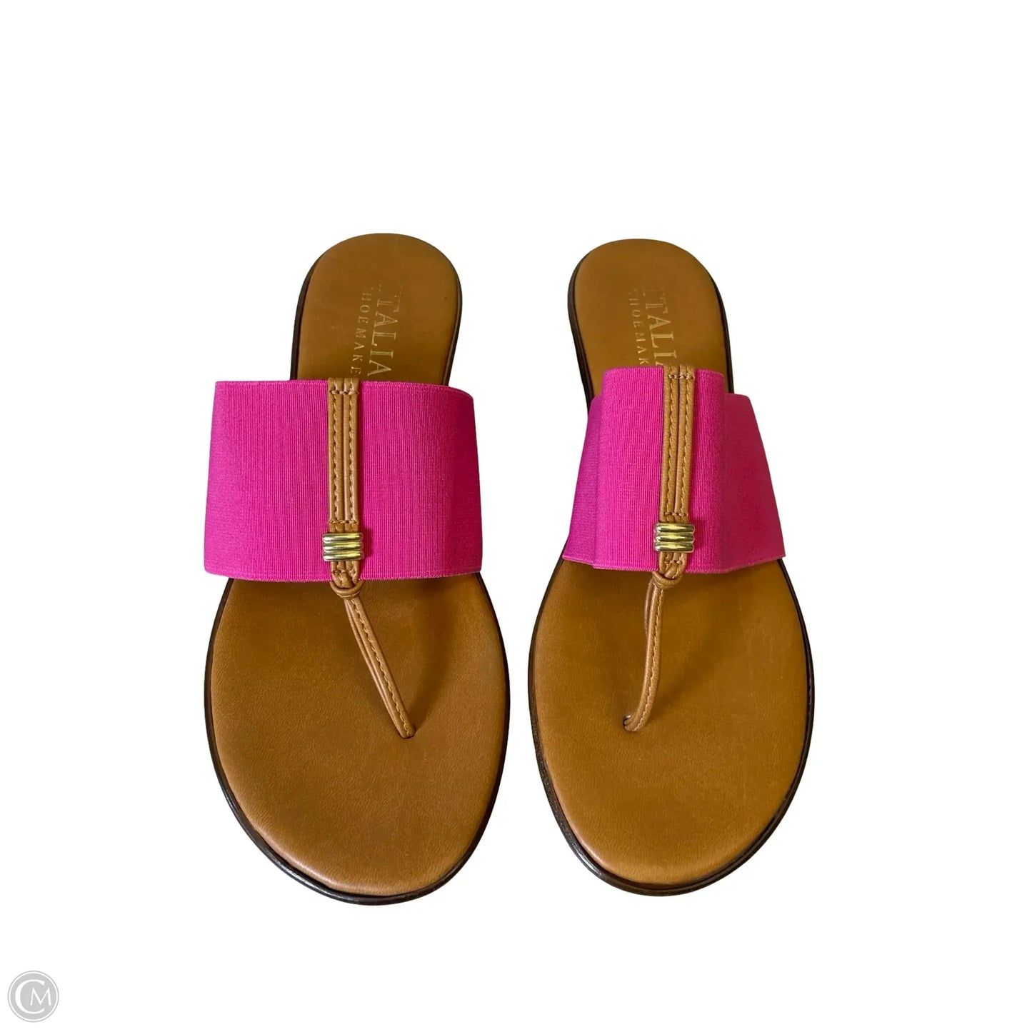 Sandals Flats By Italian Shoemakers In Pink, Size: 10