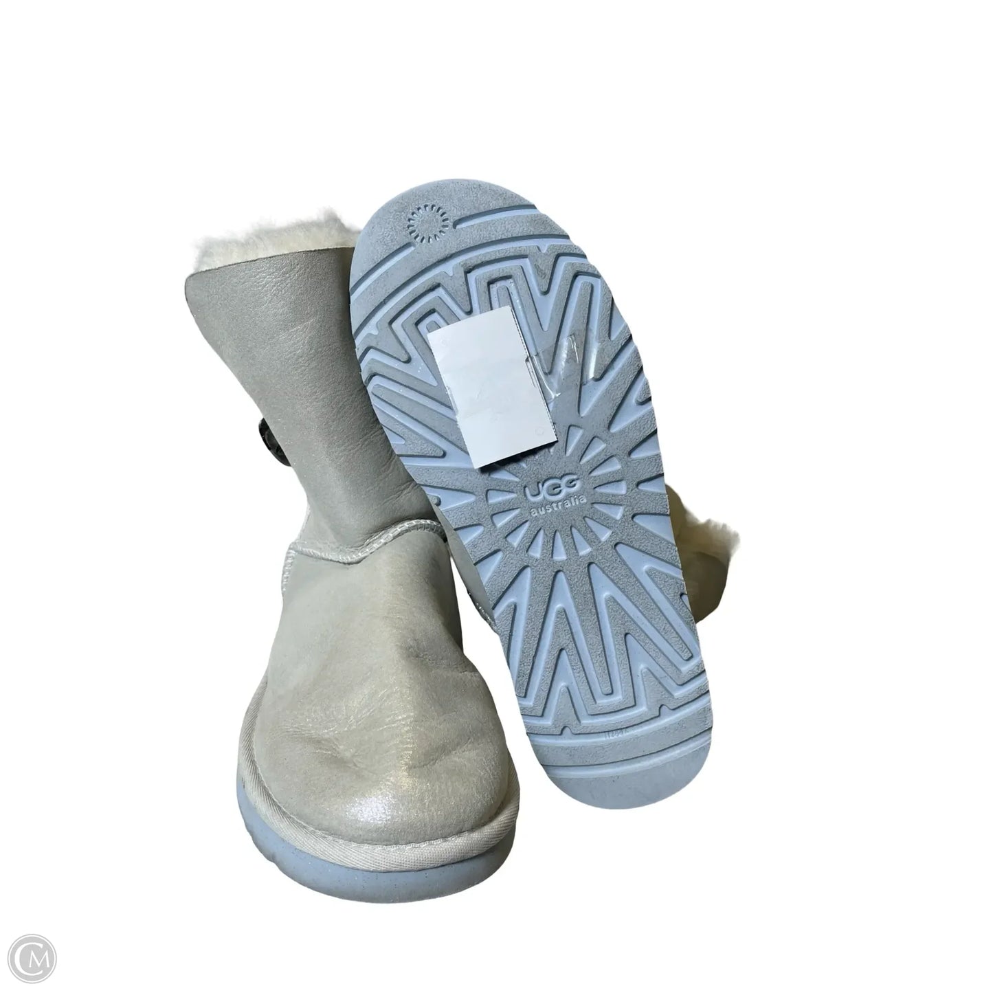 Boots Designer By Ugg In Grey, Size: 7