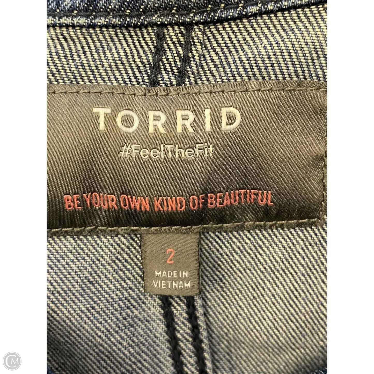 Jacket Denim By Torrid In Blue Denim, Size: 2x