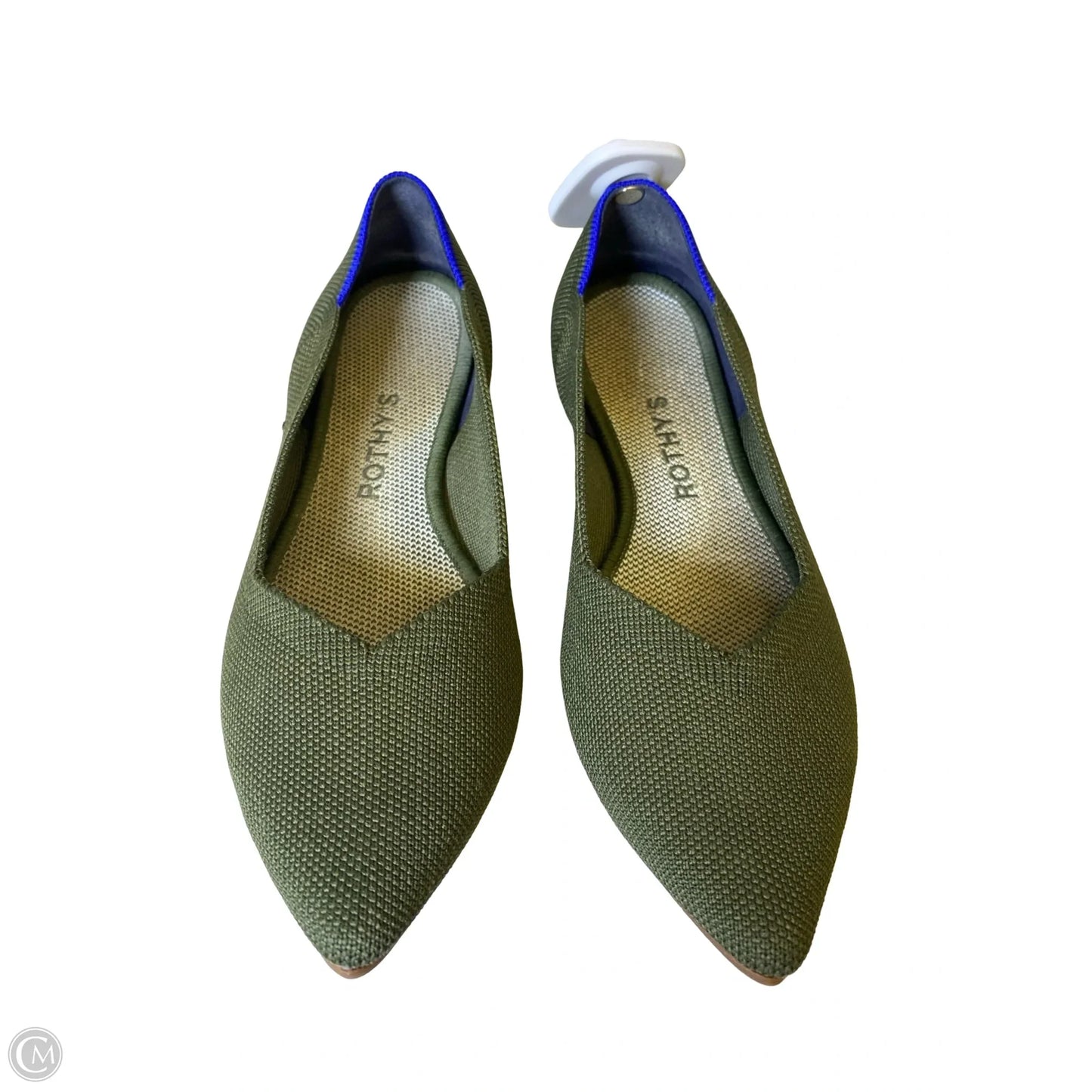 Shoes Flats By Rothys In Green, Size: 7.5