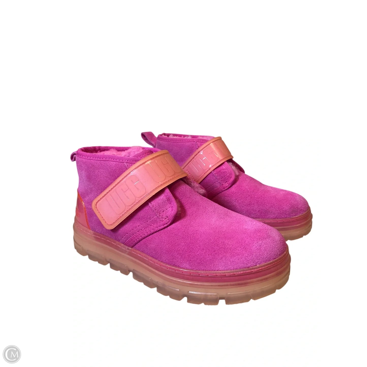 Boots Designer By Ugg In Pink, Size: 6