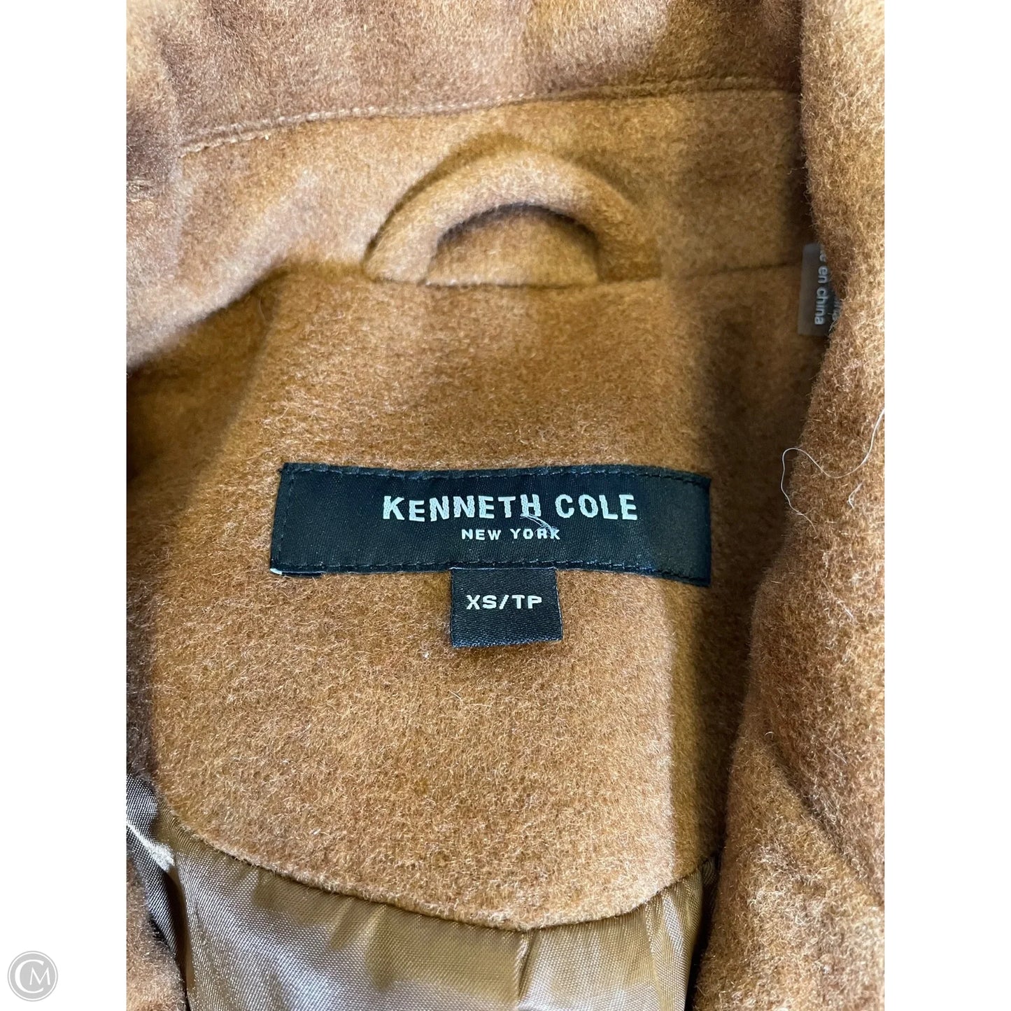 Coat Faux Fur & Sherpa By Kenneth Cole In Brown, Size: Xs