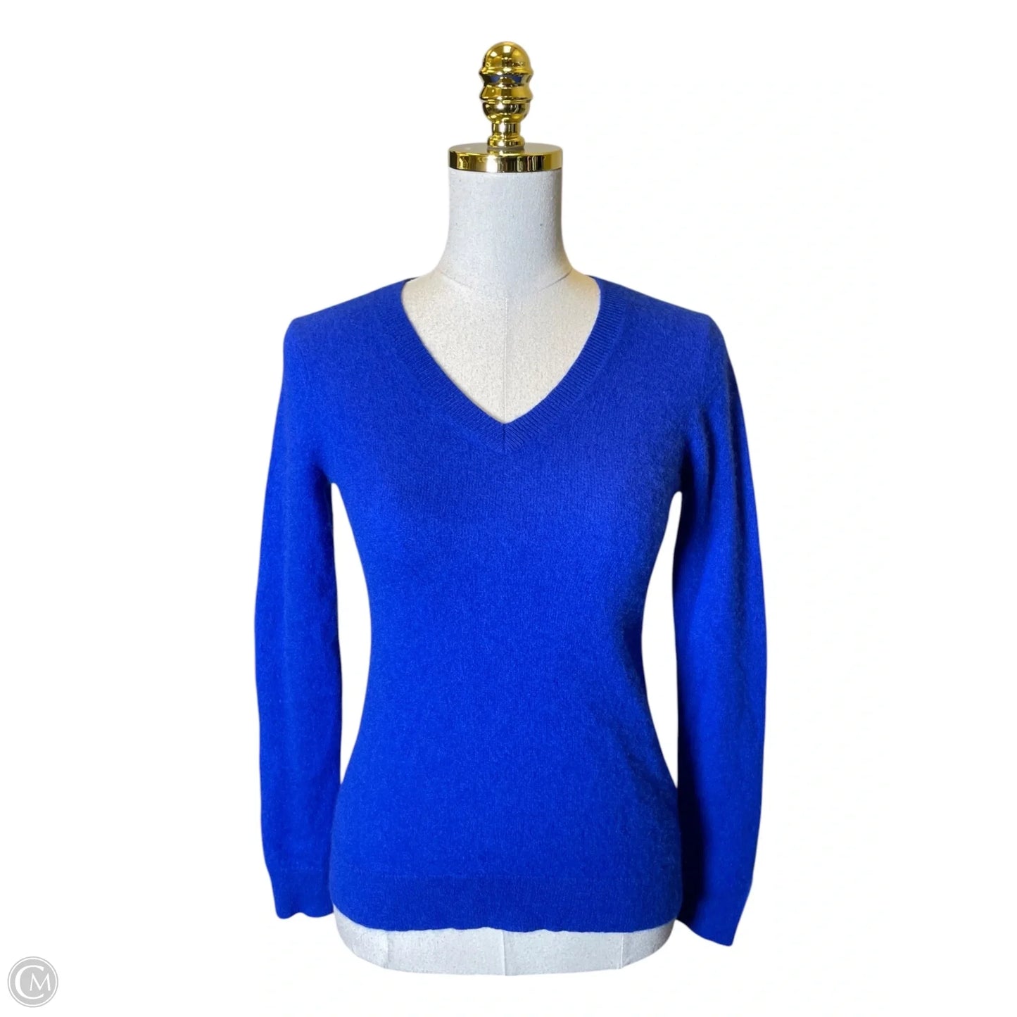 Sweater By Charter Club In Blue, Size: S