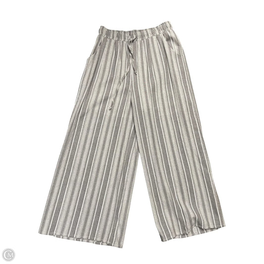 Pants Lounge By White Birch In Grey & White, Size: M