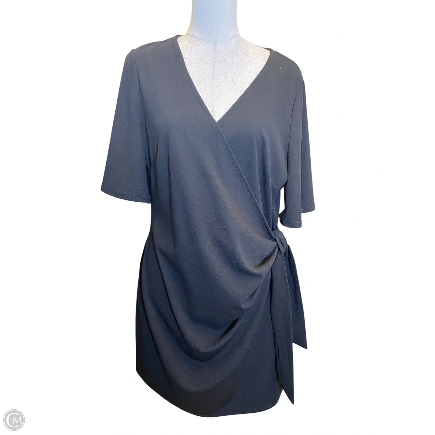 Dress Casual Short By Impressions In Black, Size: 2x
