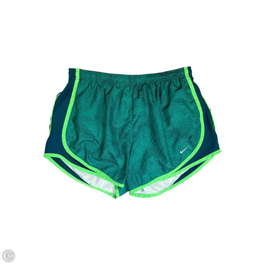 Athletic Shorts By Nike In Green, Size: M