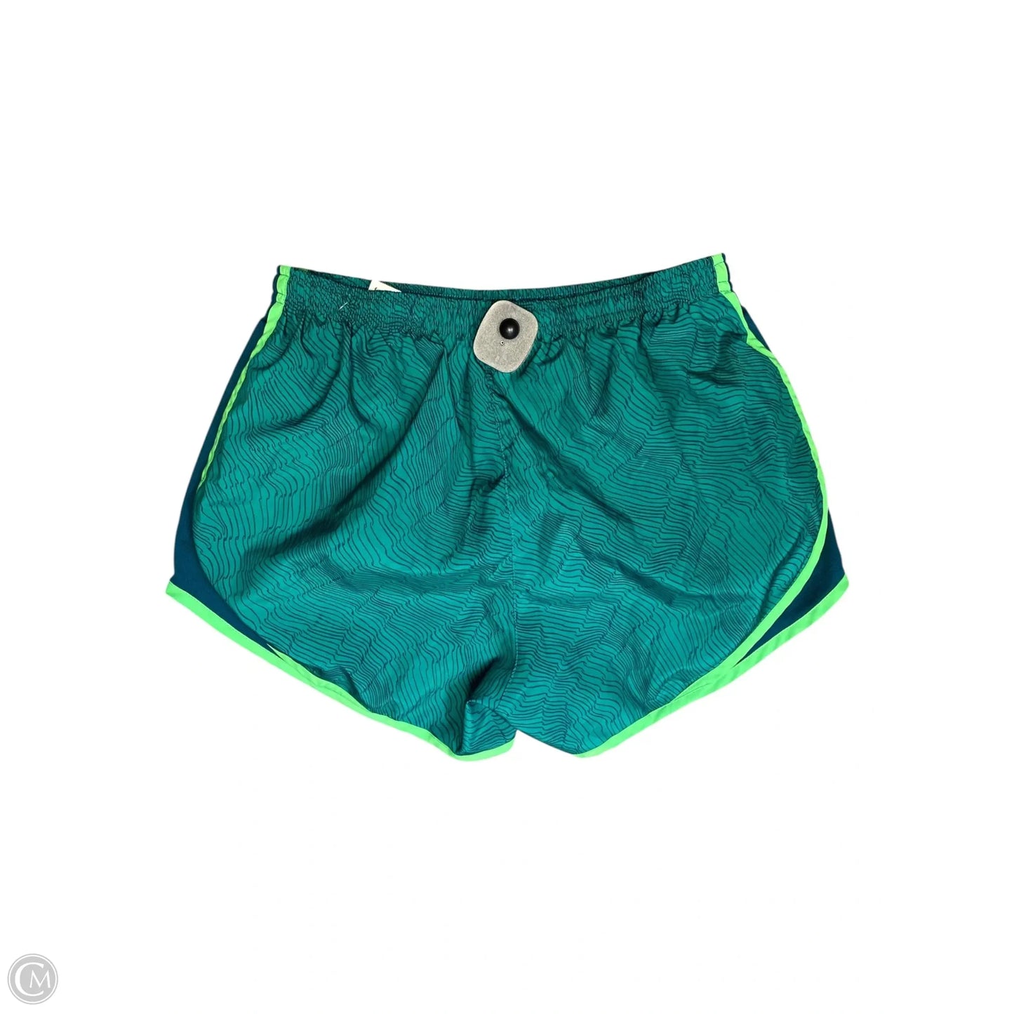 Athletic Shorts By Nike In Green, Size: M