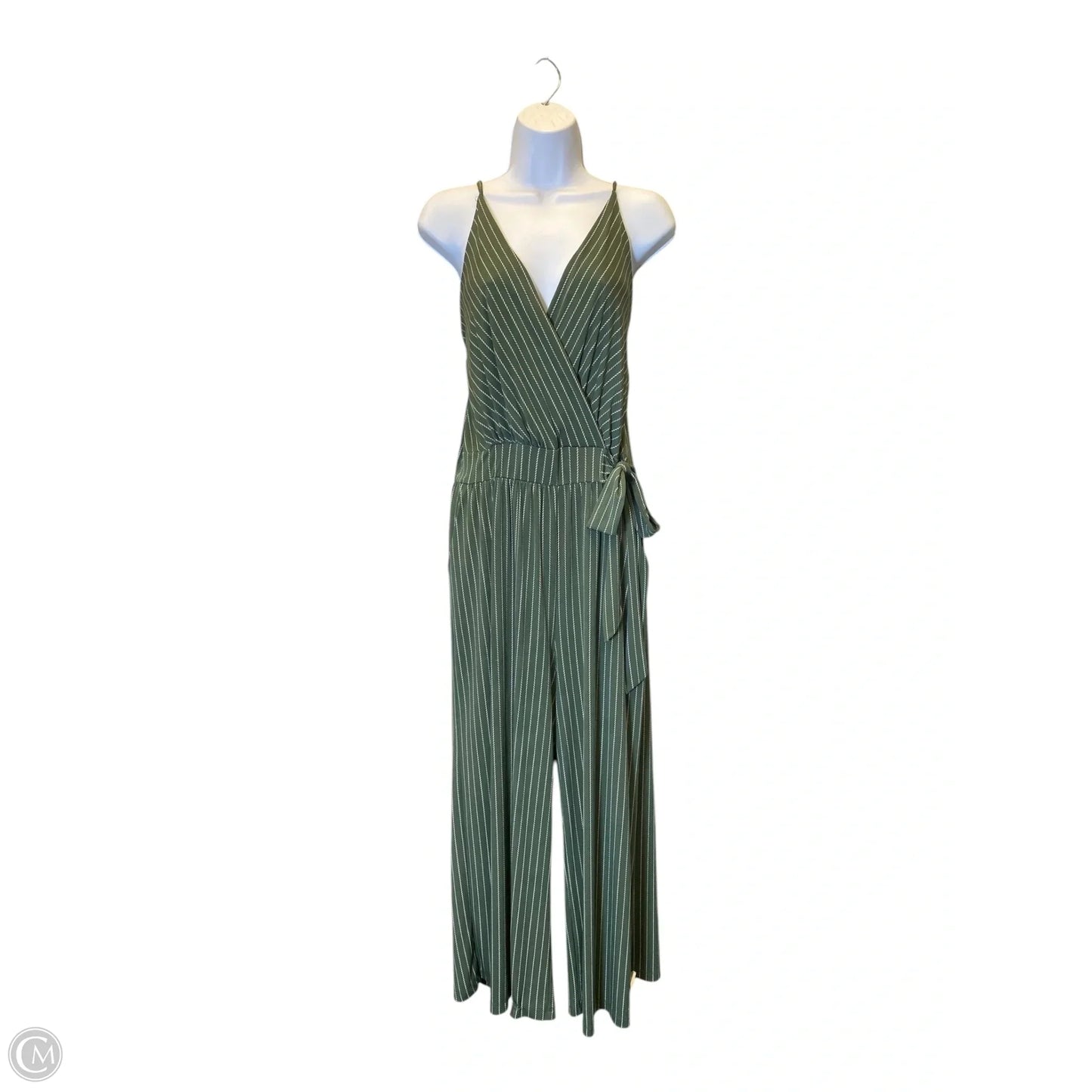 Jumpsuit By Kaileigh In Green & White, Size: Xxl