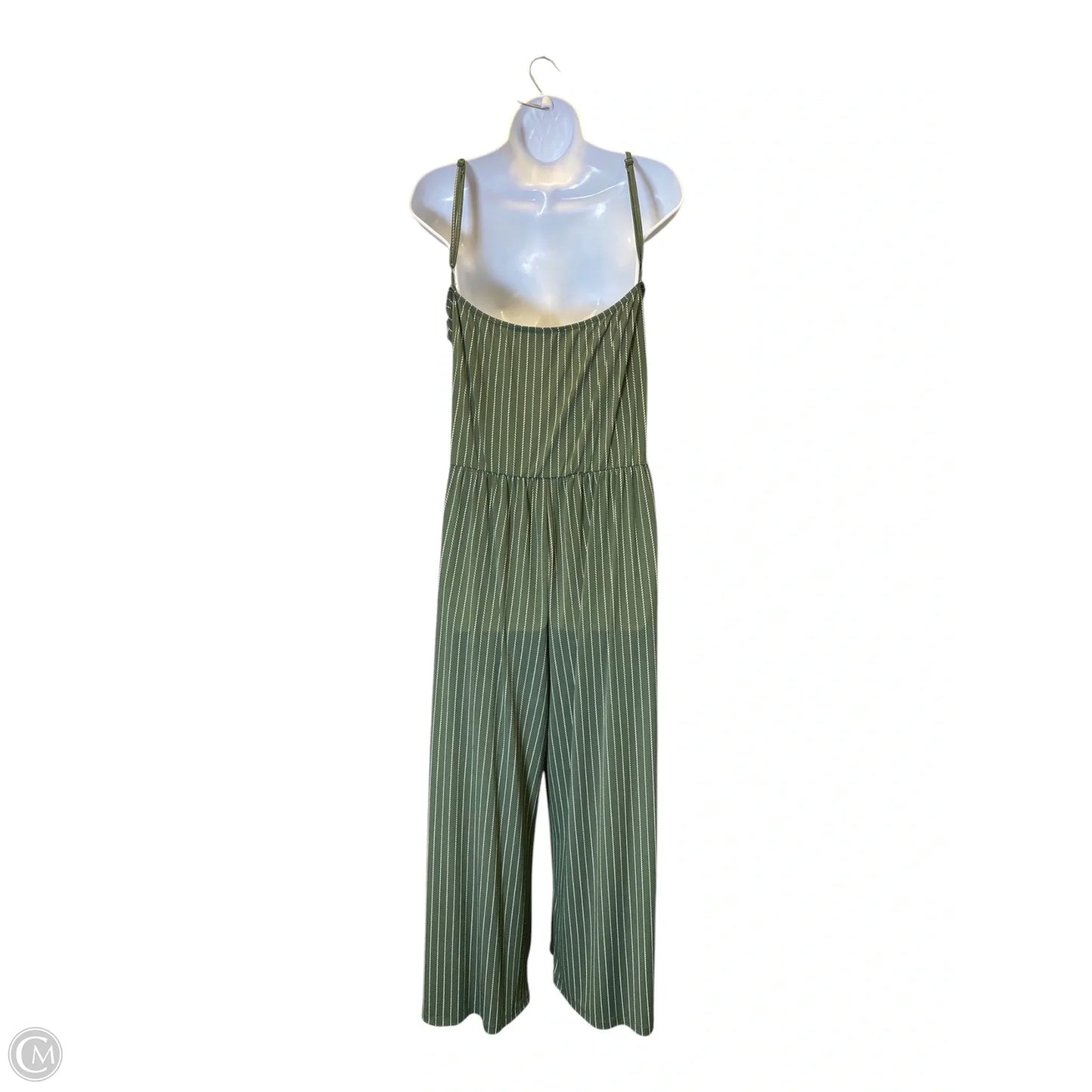 Jumpsuit By Kaileigh In Green & White, Size: Xxl