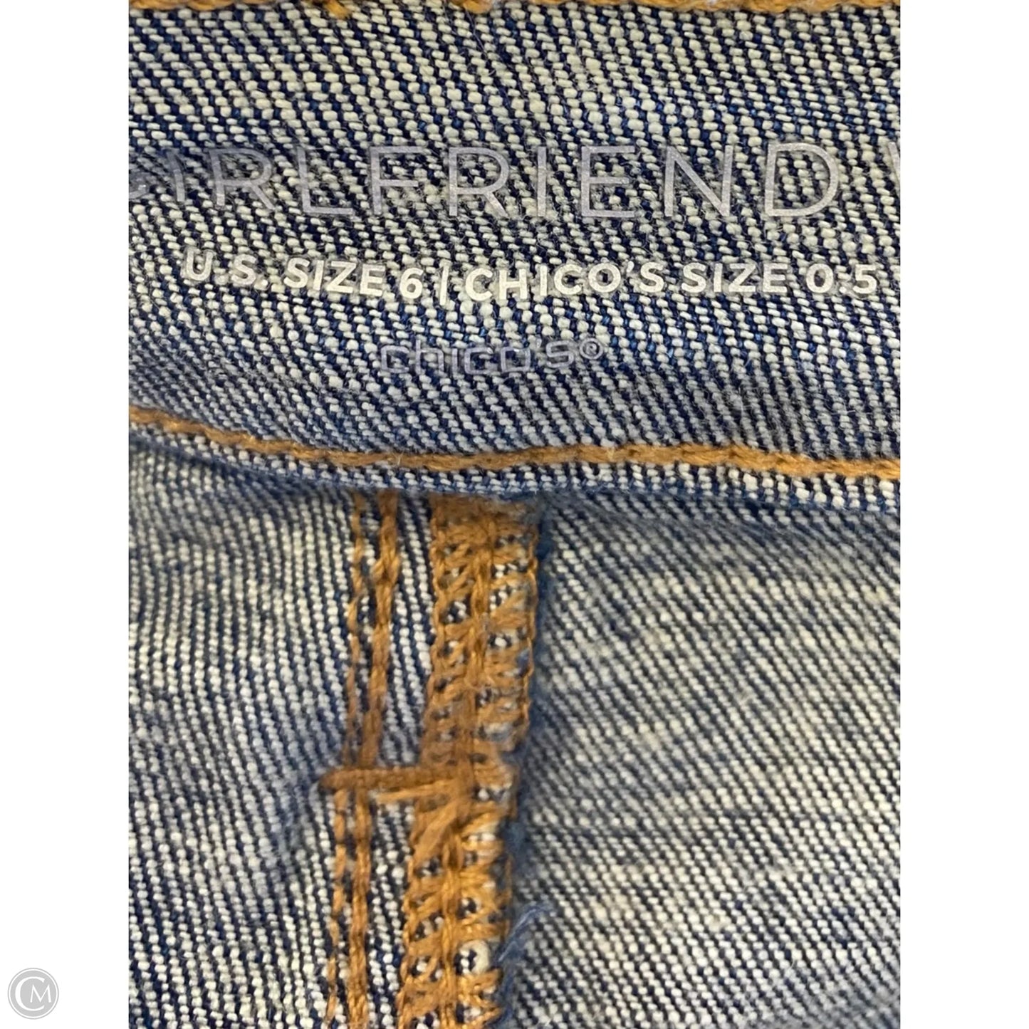 Pants Wide Leg By Chicos In Blue Denim, Size: 6