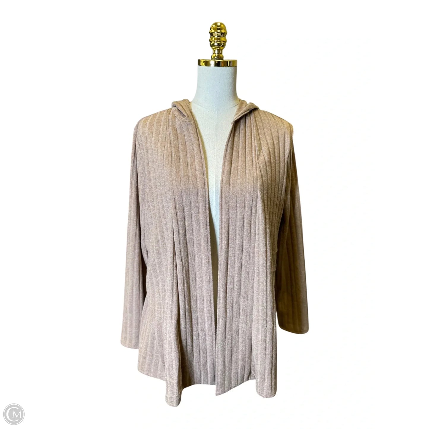 Cardigan By Carol Rose In Pink, Size: L