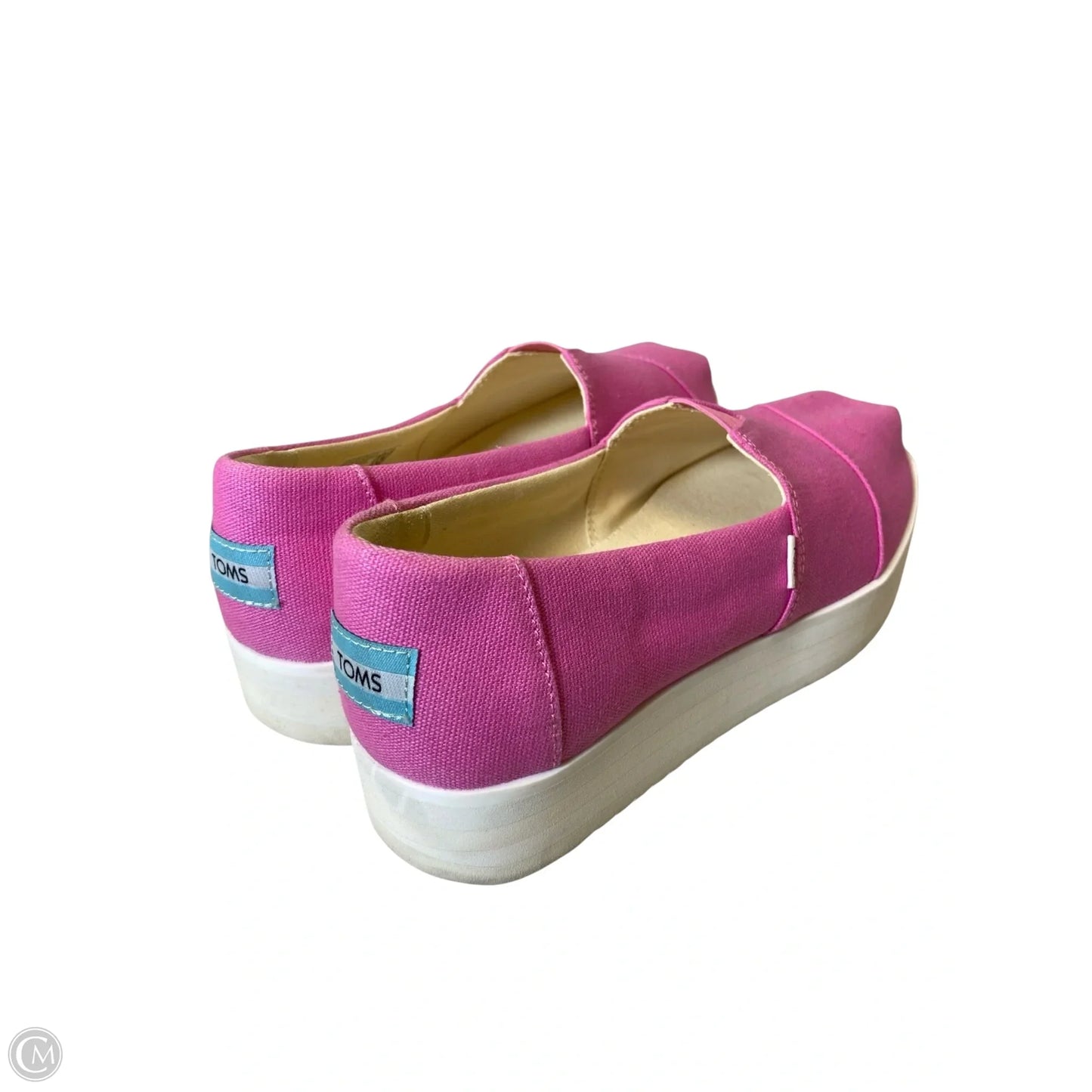 Shoes Heels Platform By Toms In Pink, Size: 8.5